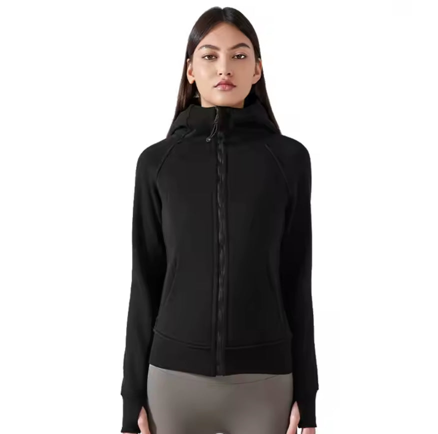 Zipper Fleece Hoodie