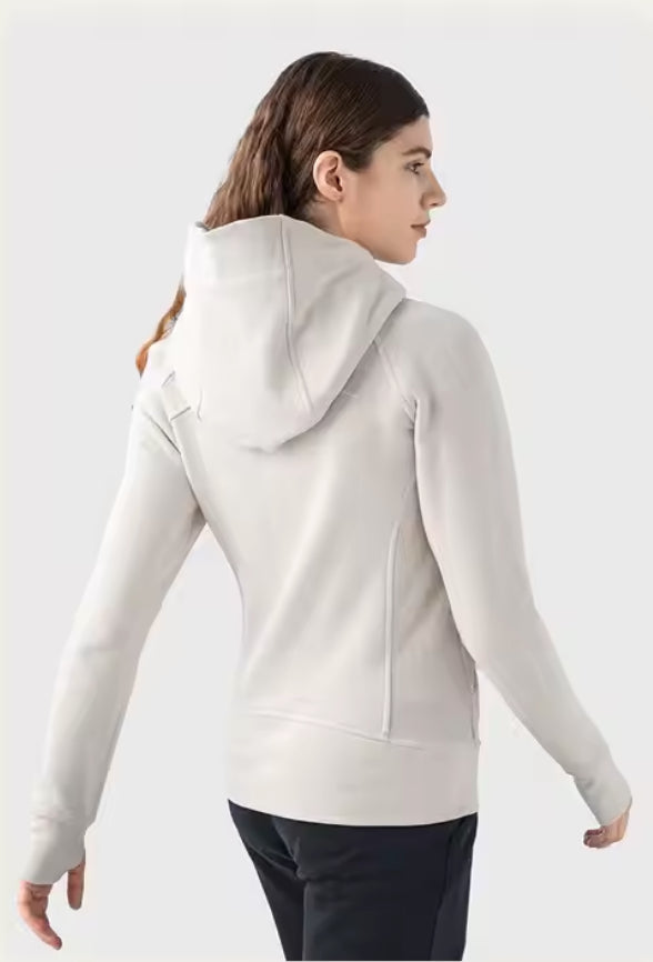 Zipper Fleece Hoodie