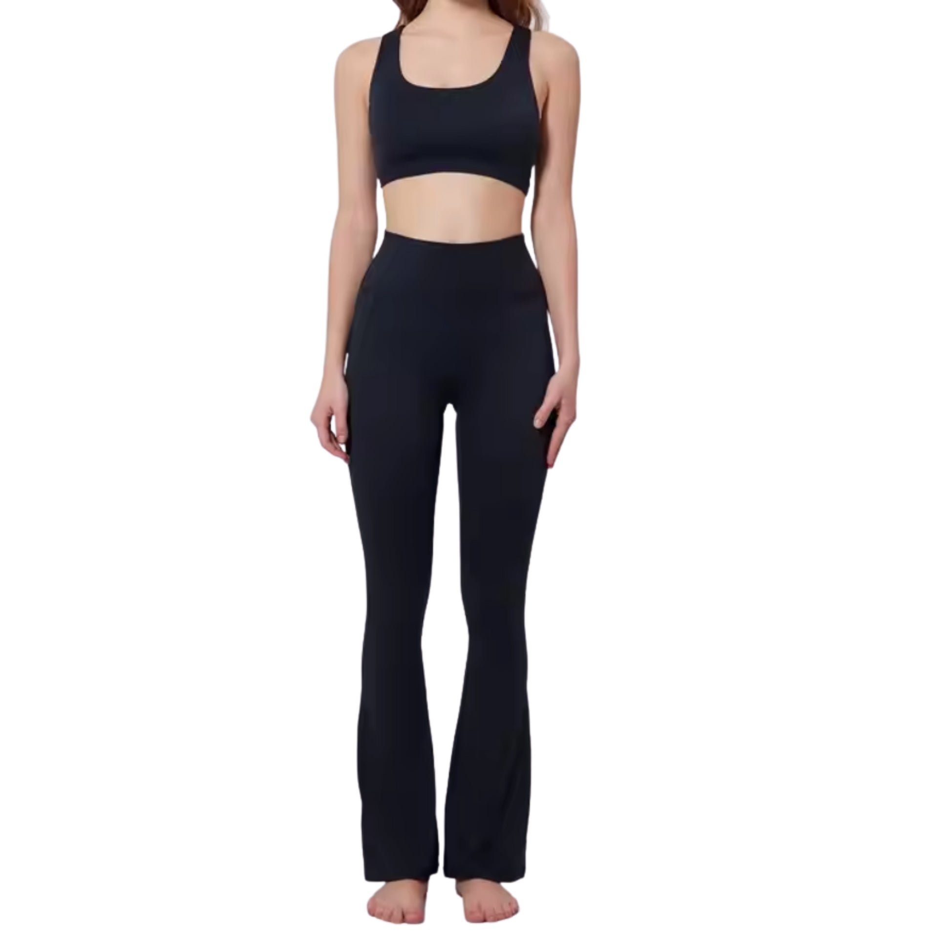 Kaeli Bra and Legging Flared Set