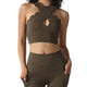 Cloudy Two Shoulders Bra and Legging Set